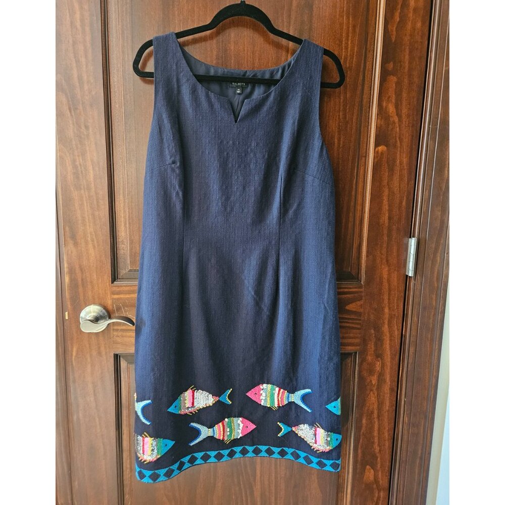 Talbots Summer Embroidered Dress